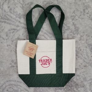 Trader Joe's Mini Canvas Tote Bag